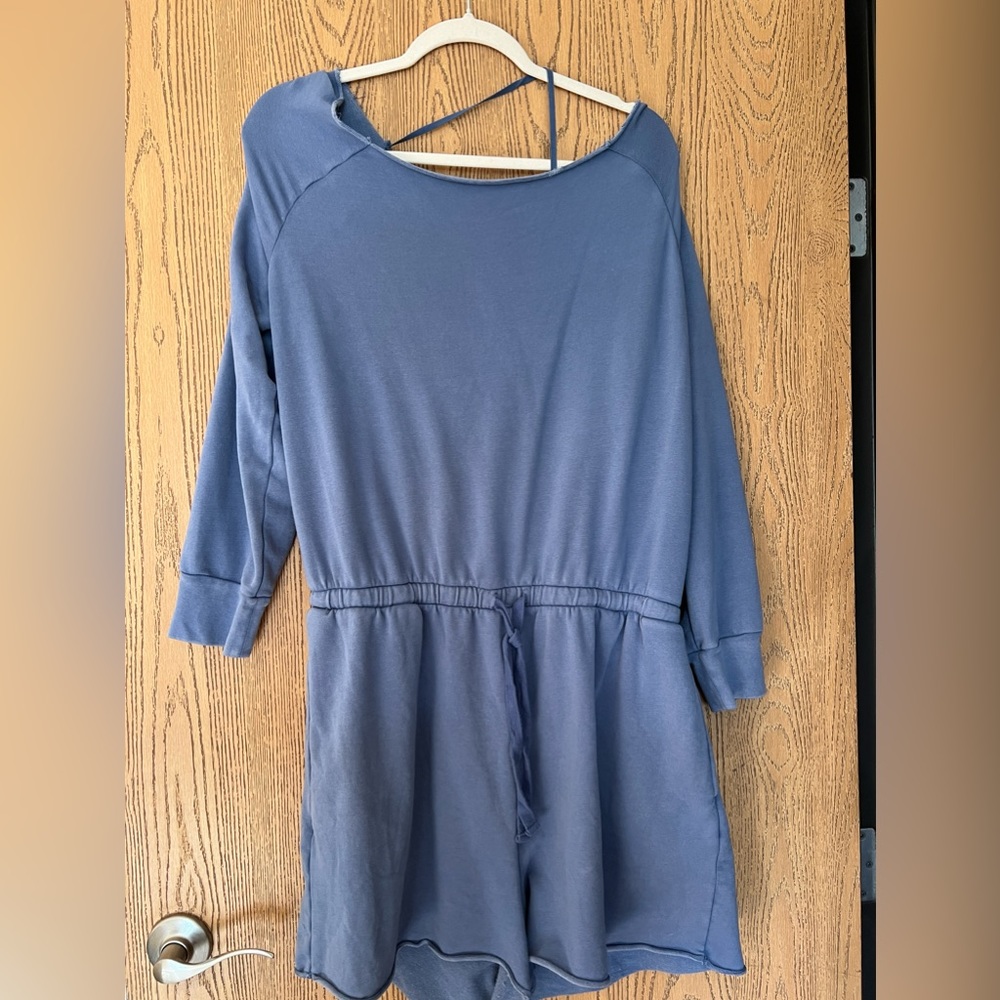 OFF THE SHOULDER SWEATSHIRT ROMPER